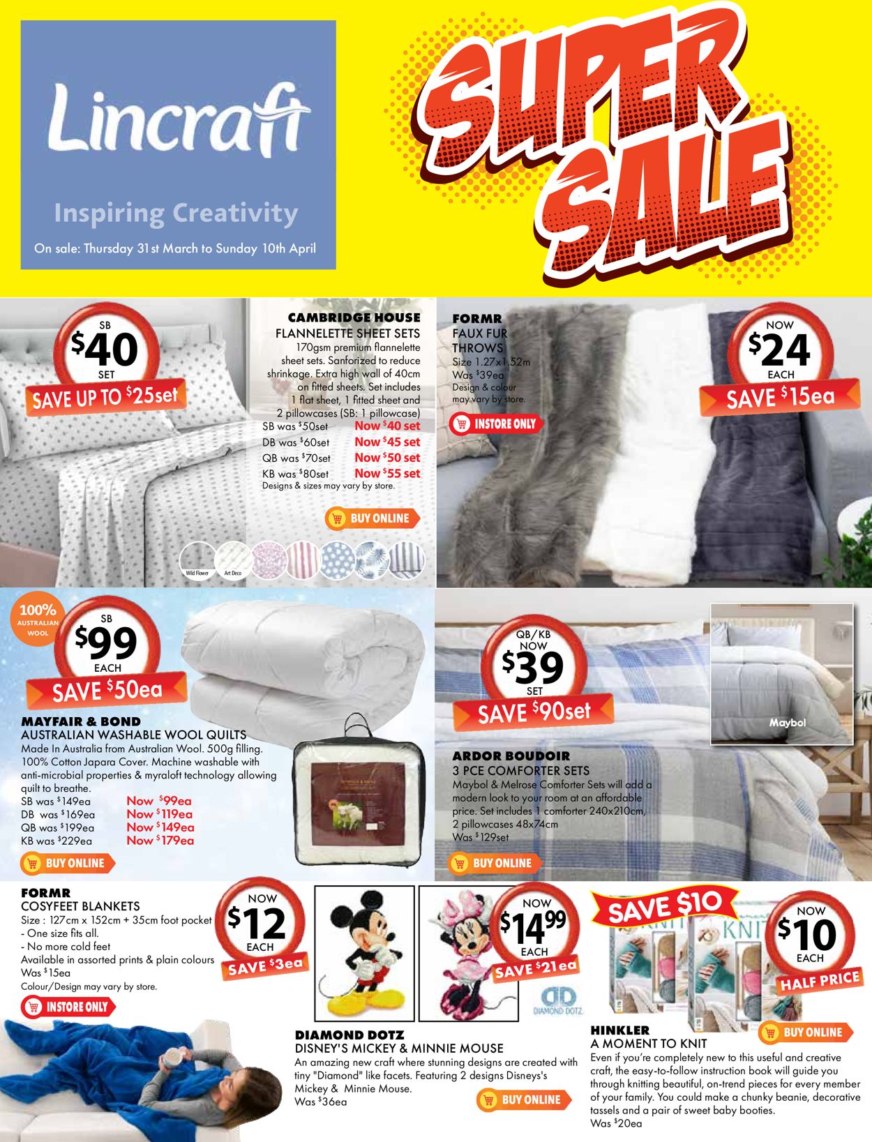 Lincraft Catalogue from 30/03/2022
