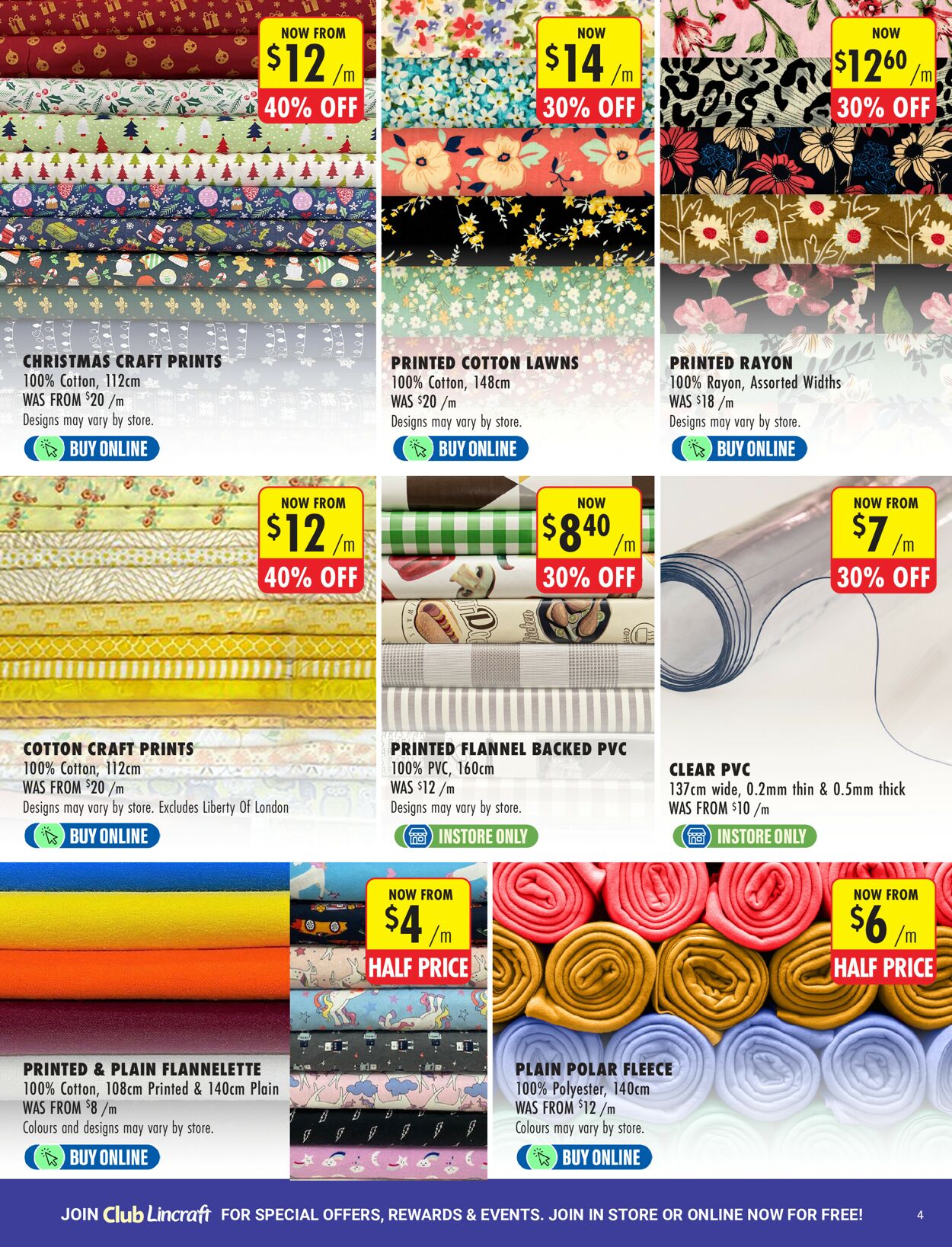 Lincraft Catalogue from 06/10/2022