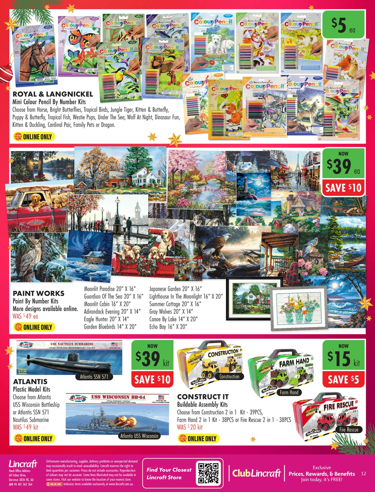 Lincraft Catalogue from 01/12/2022