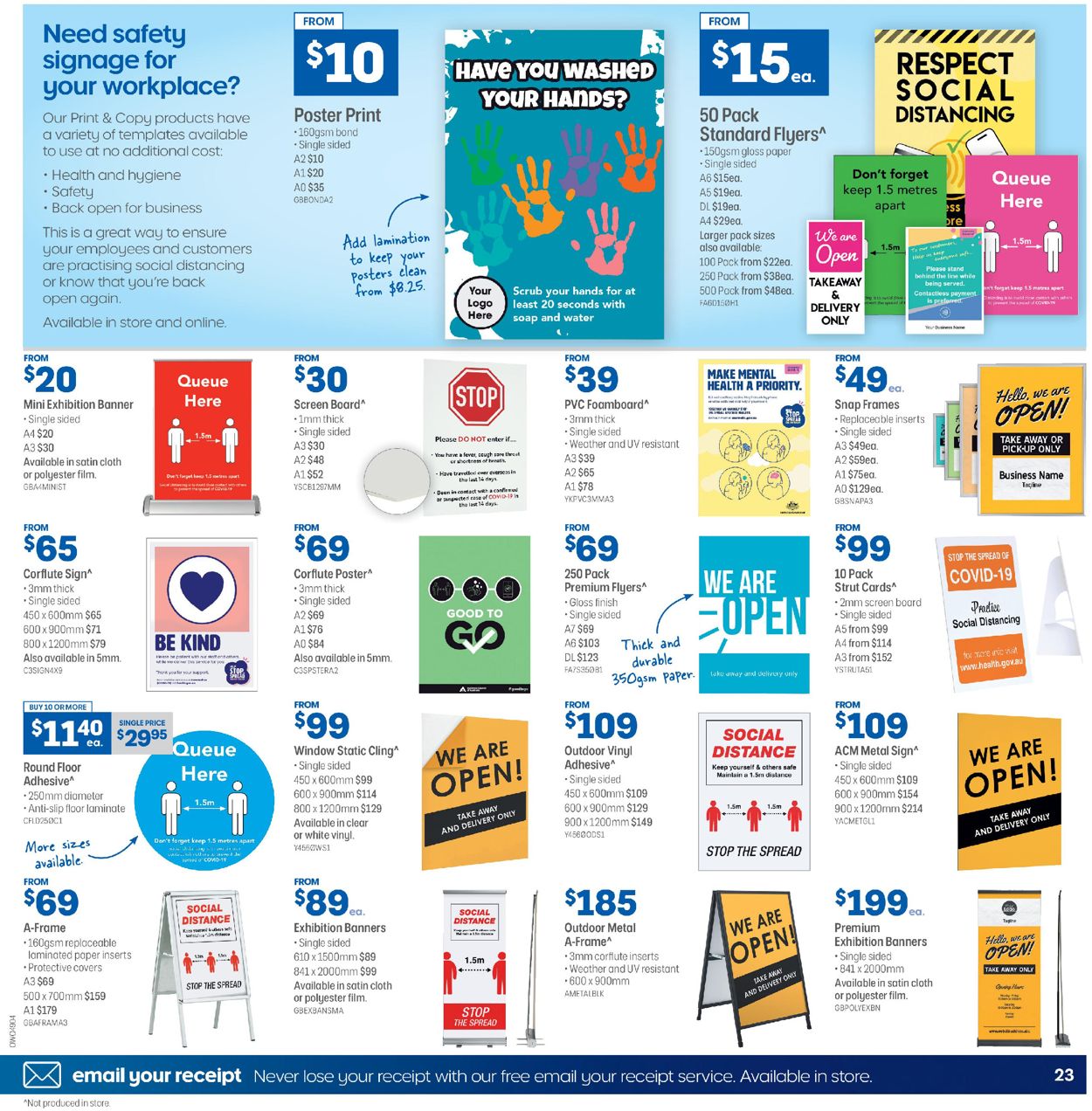 Officeworks Catalogue from 20/08/2020