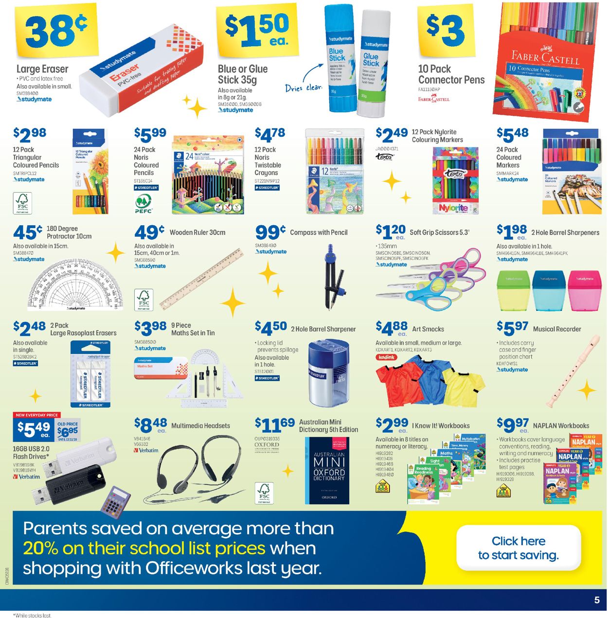 Officeworks Catalogue from 26/11/2020