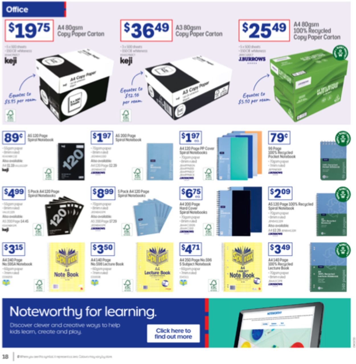 Officeworks Catalogue from 17/02/2022