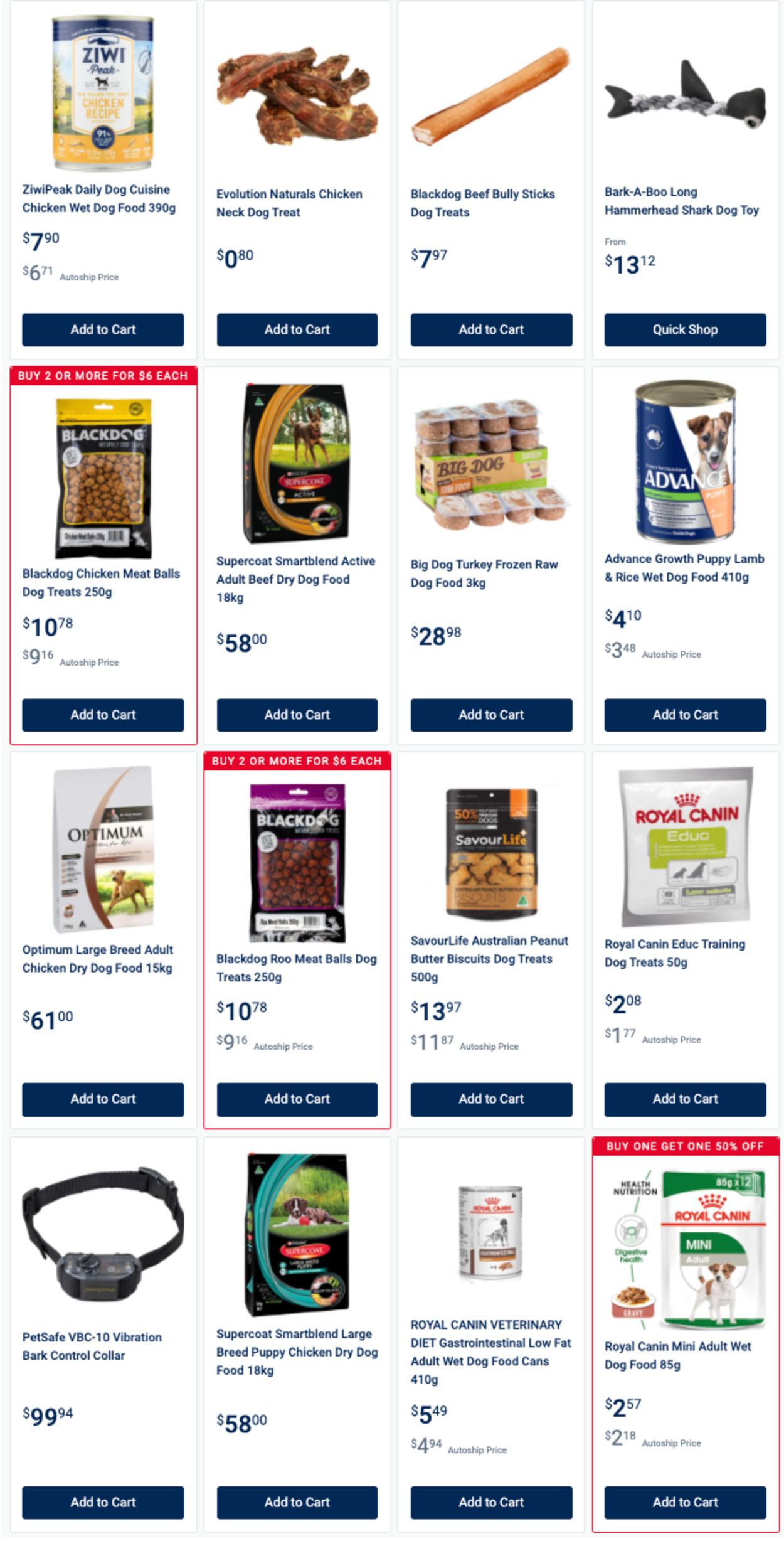 Pet Stock Catalogue from 10/03/2022