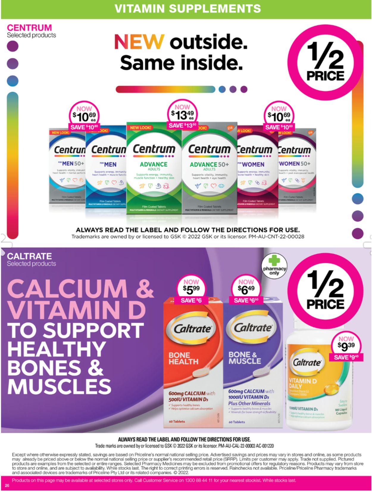Priceline Pharmacy Catalogue from 14/07/2022