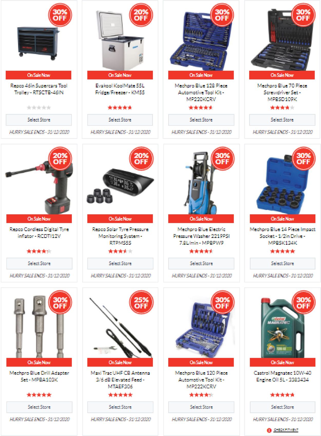 Repco Catalogue from 29/12/2020