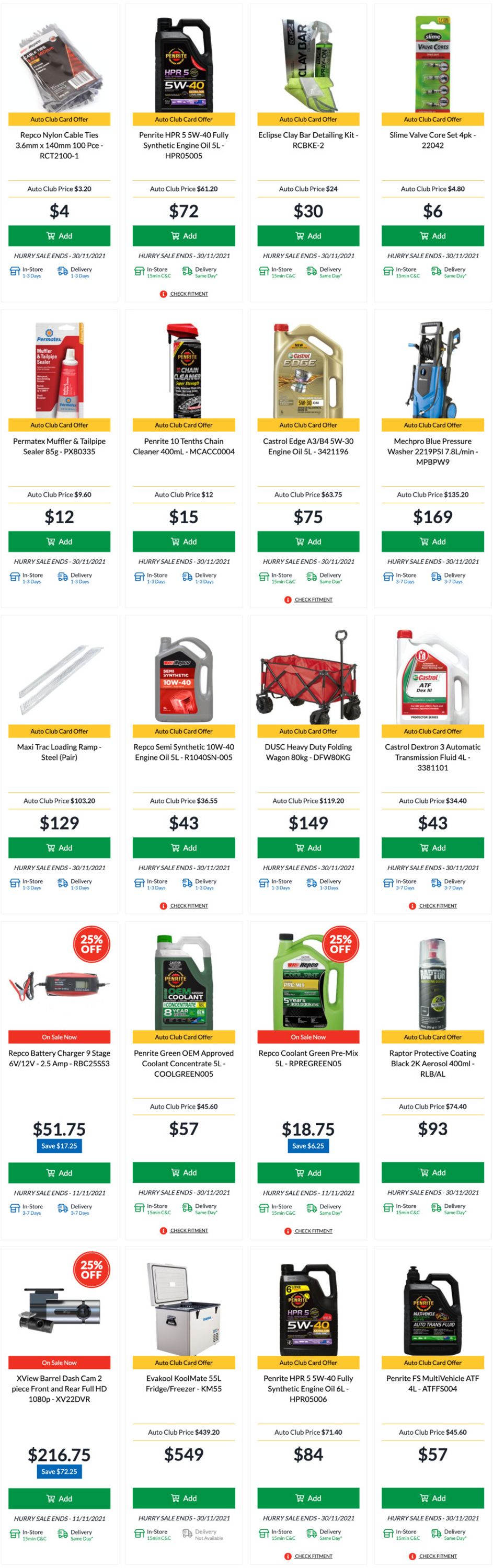 Repco Catalogue from 09/11/2021