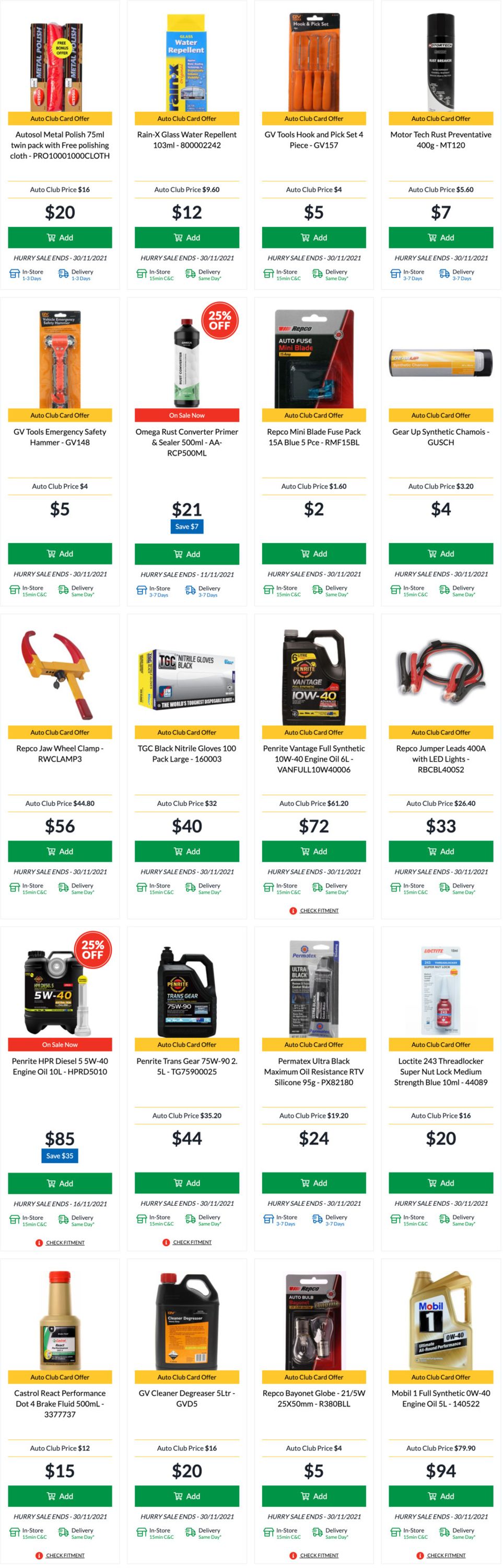 Repco Catalogue from 09/11/2021