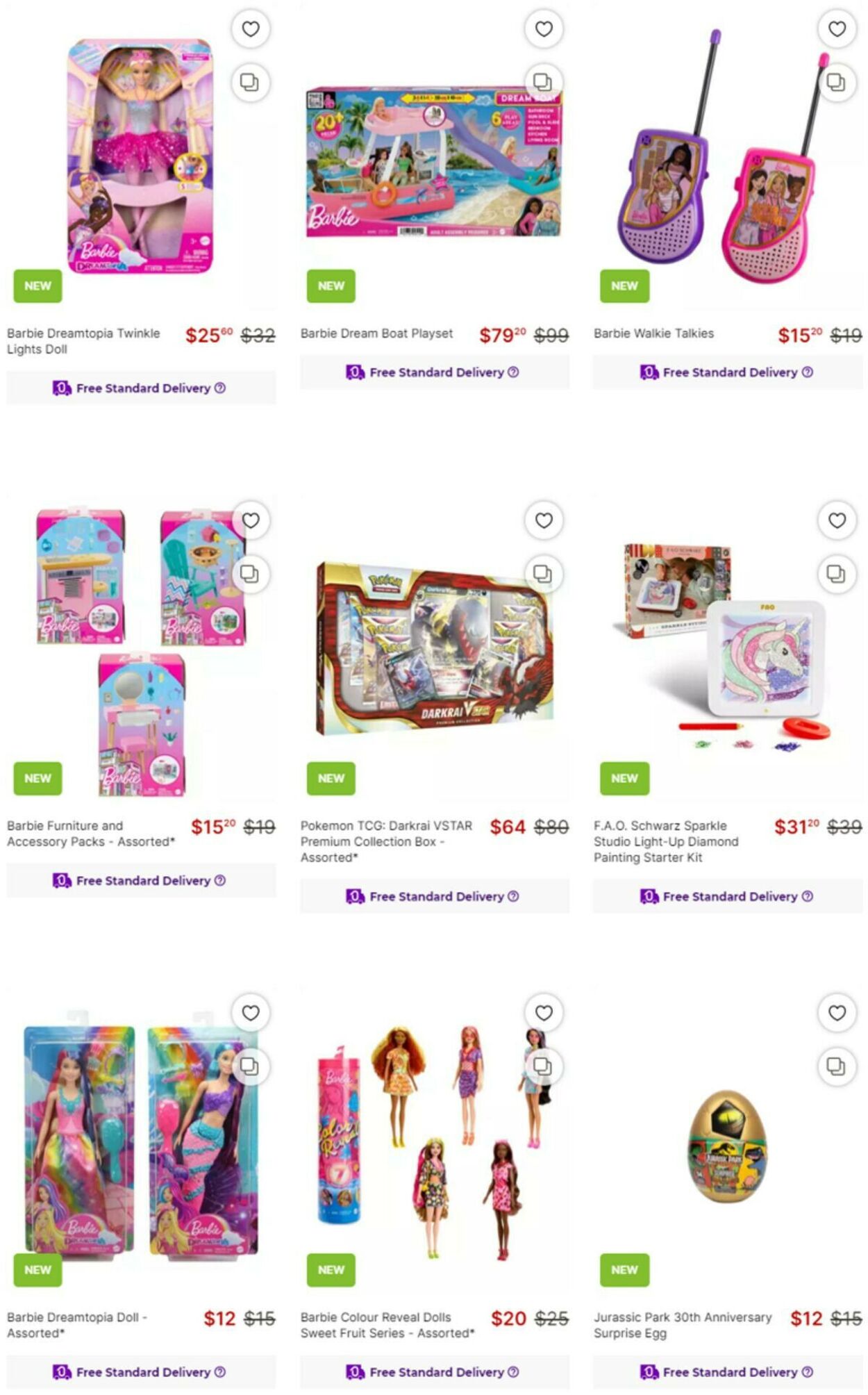 Target Catalogue from 30/03/2023