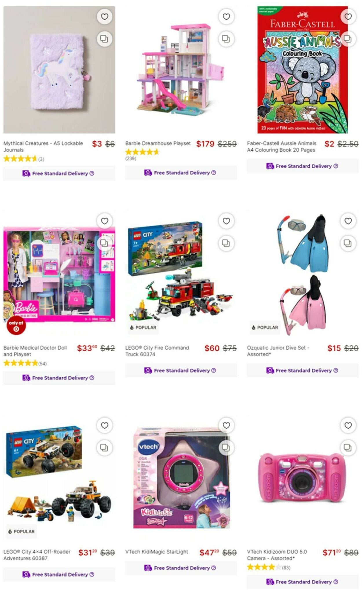 Target Catalogue from 30/03/2023