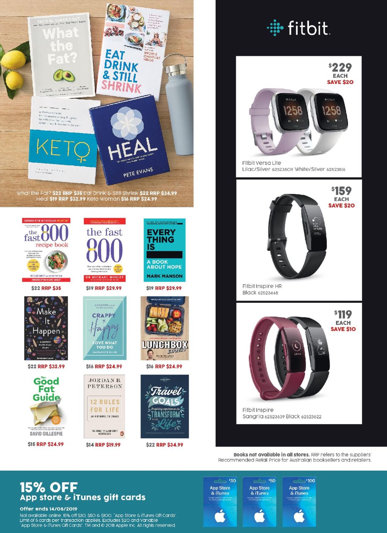 Target Catalogue from 08/08/2019