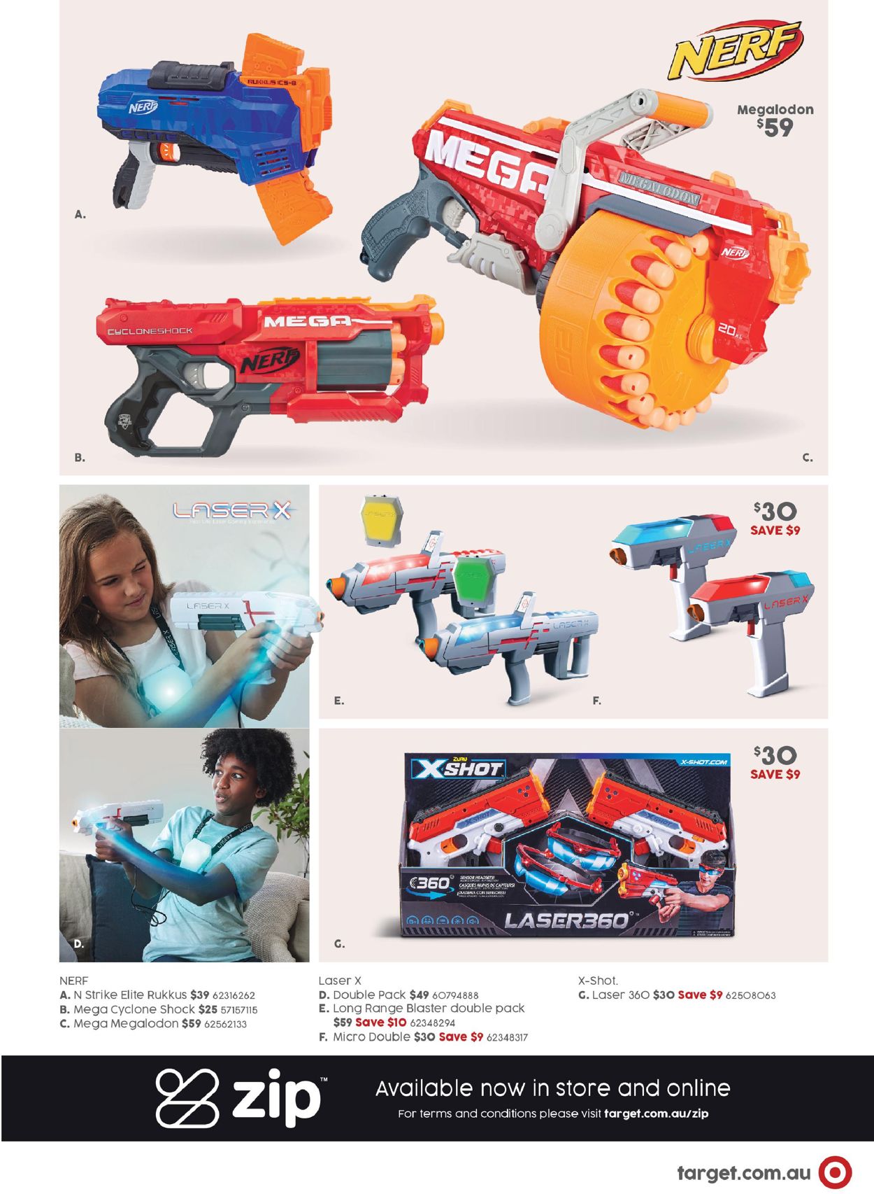 Target Catalogue from 17/10/2019