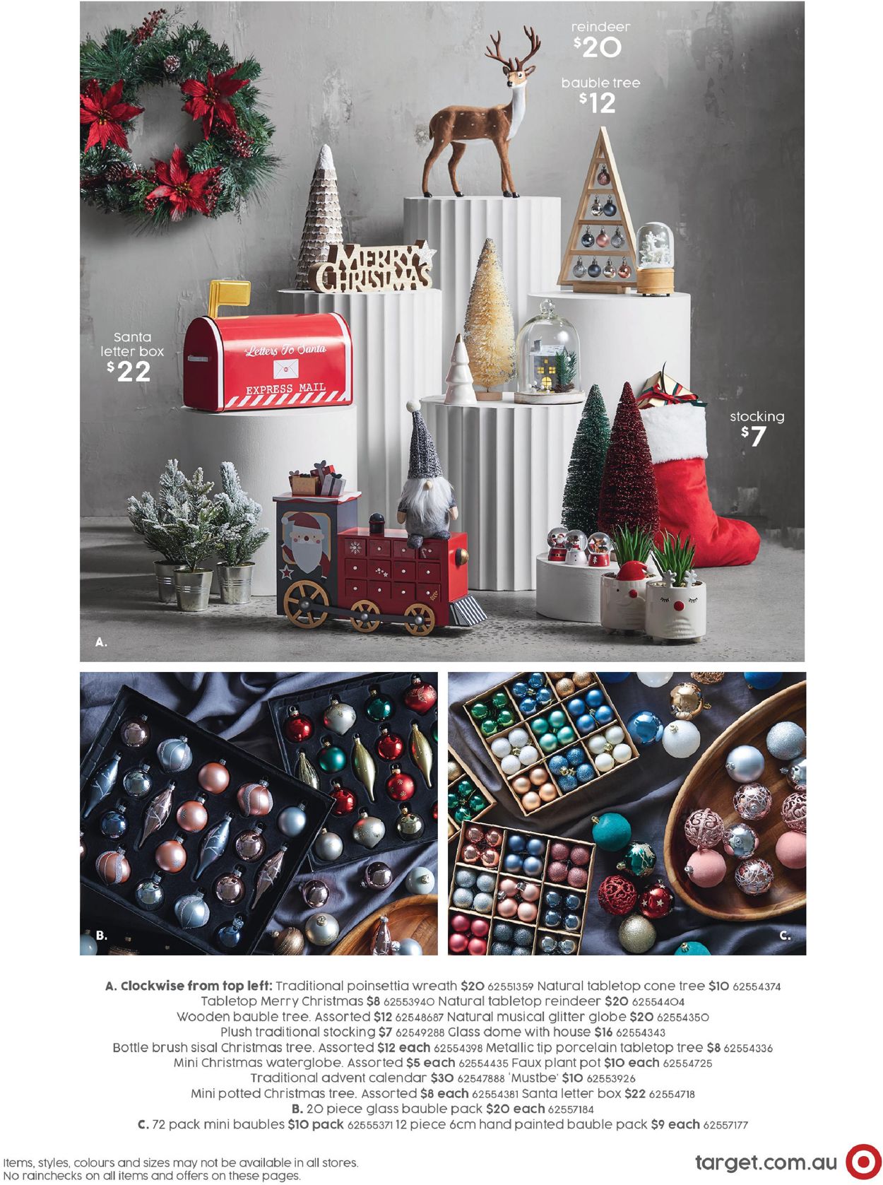 Target Catalogue from 21/11/2019