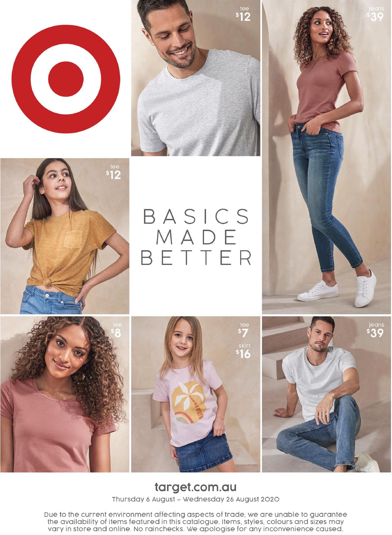 Target Catalogue from 06/08/2020