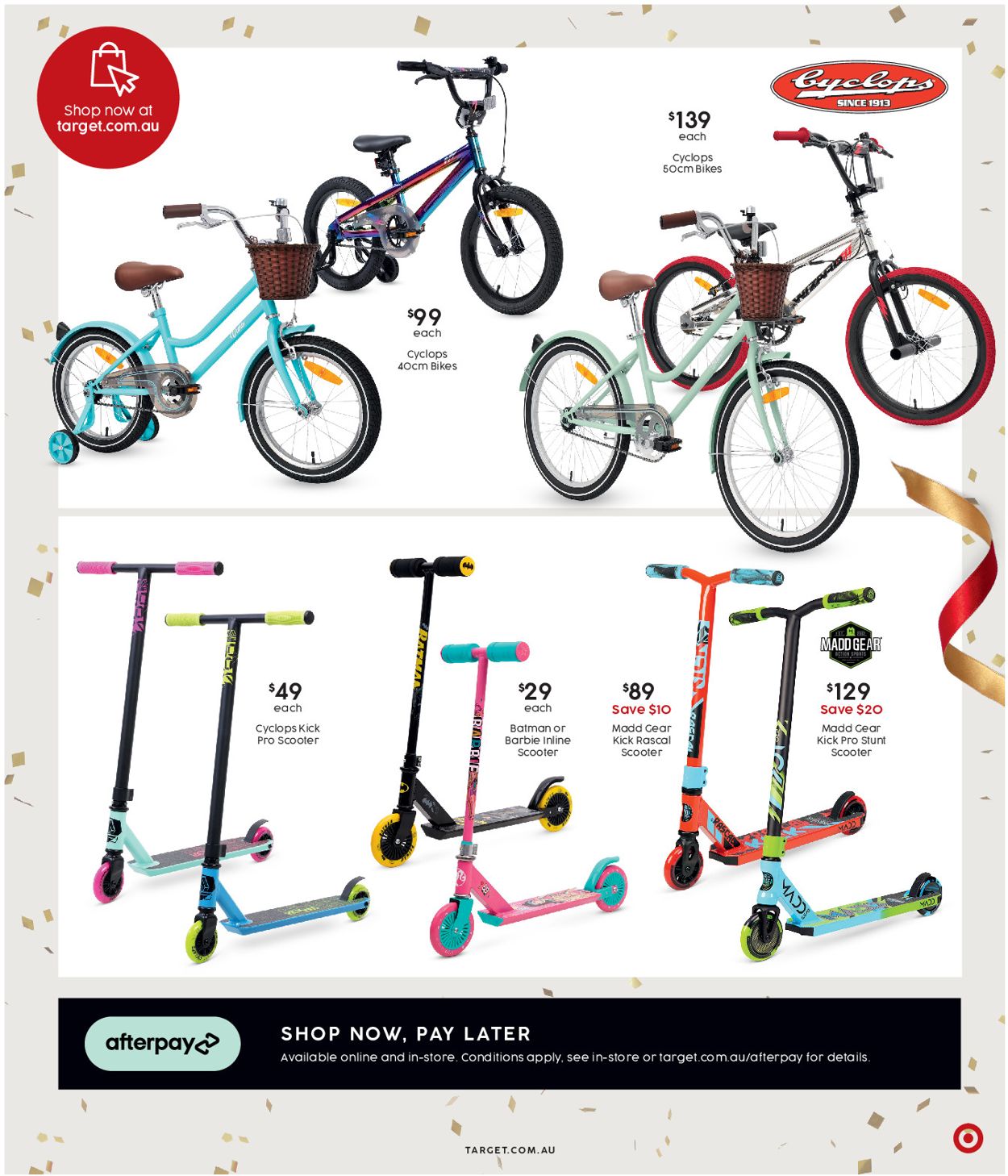 Target Catalogue from 09/12/2021