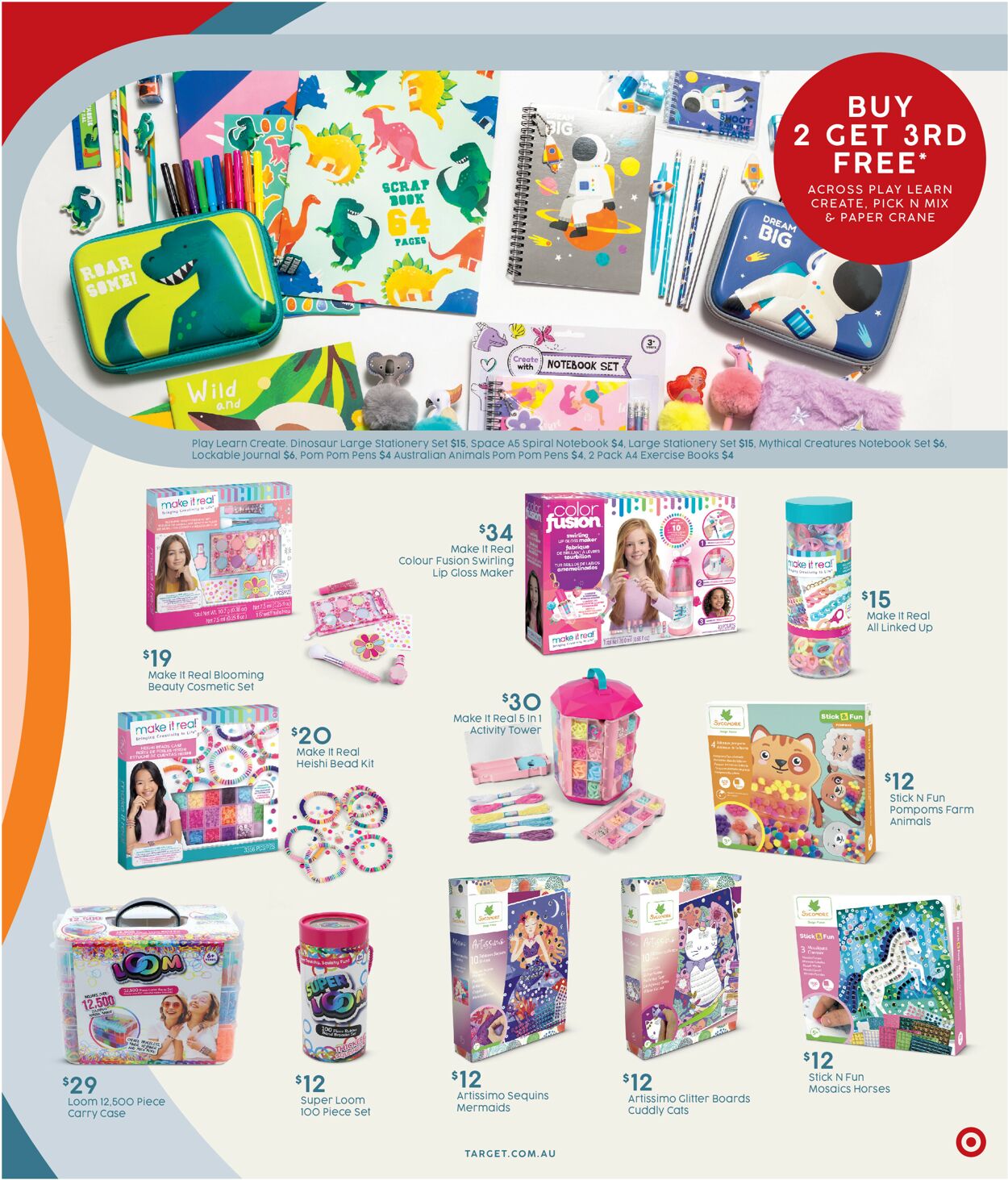 Target Catalogue from 15/09/2022