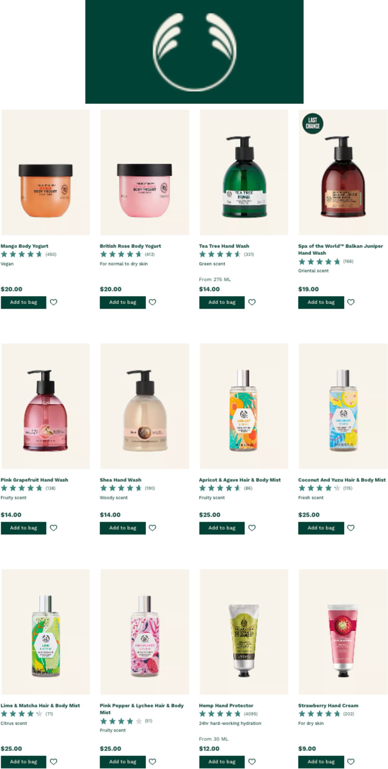The Body Shop Catalogue from 25/08/2022