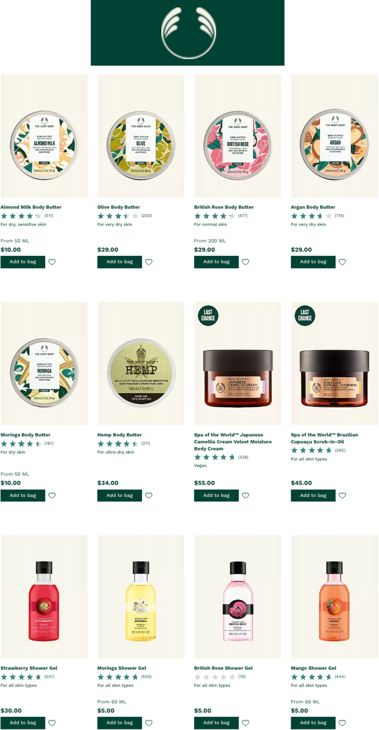 The Body Shop Current catalogue 07/09 22/09/2022