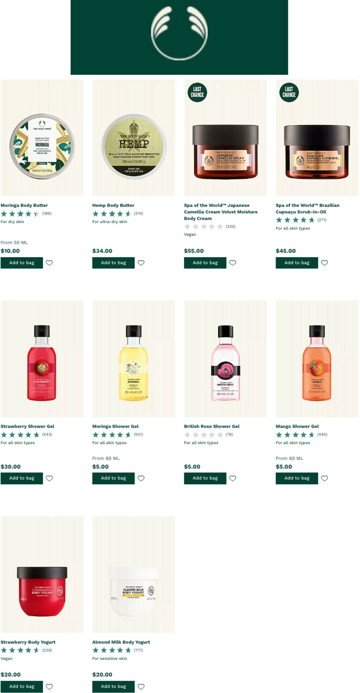The Body Shop Catalogue from 22/09/2022