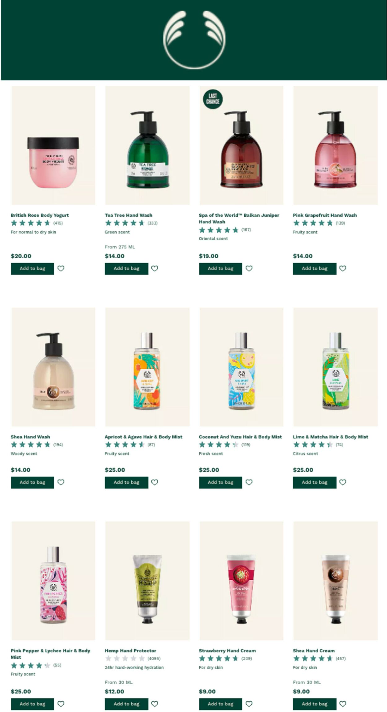 The Body Shop Catalogue from 12/10/2022