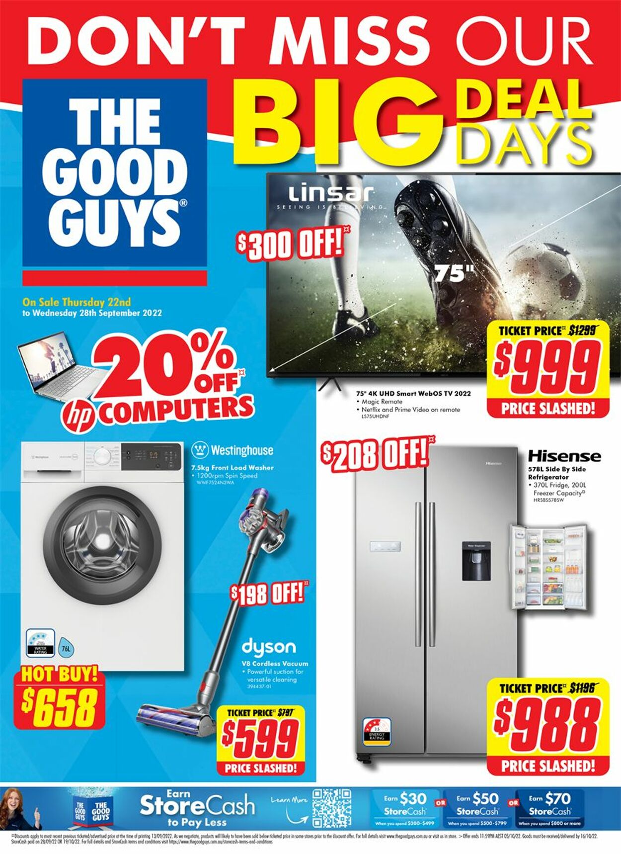 The Good Guys Catalogue from 22/09/2022