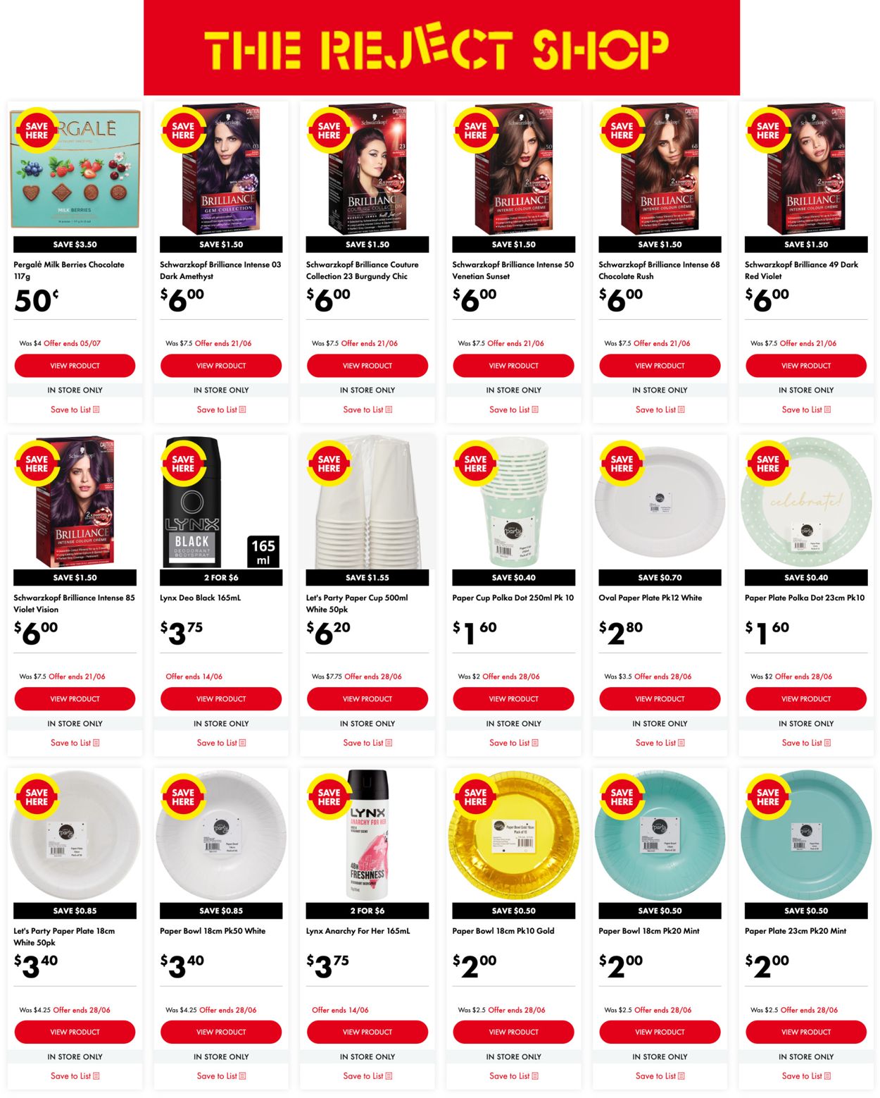 The Reject Shop Catalogue from 09/06/2022