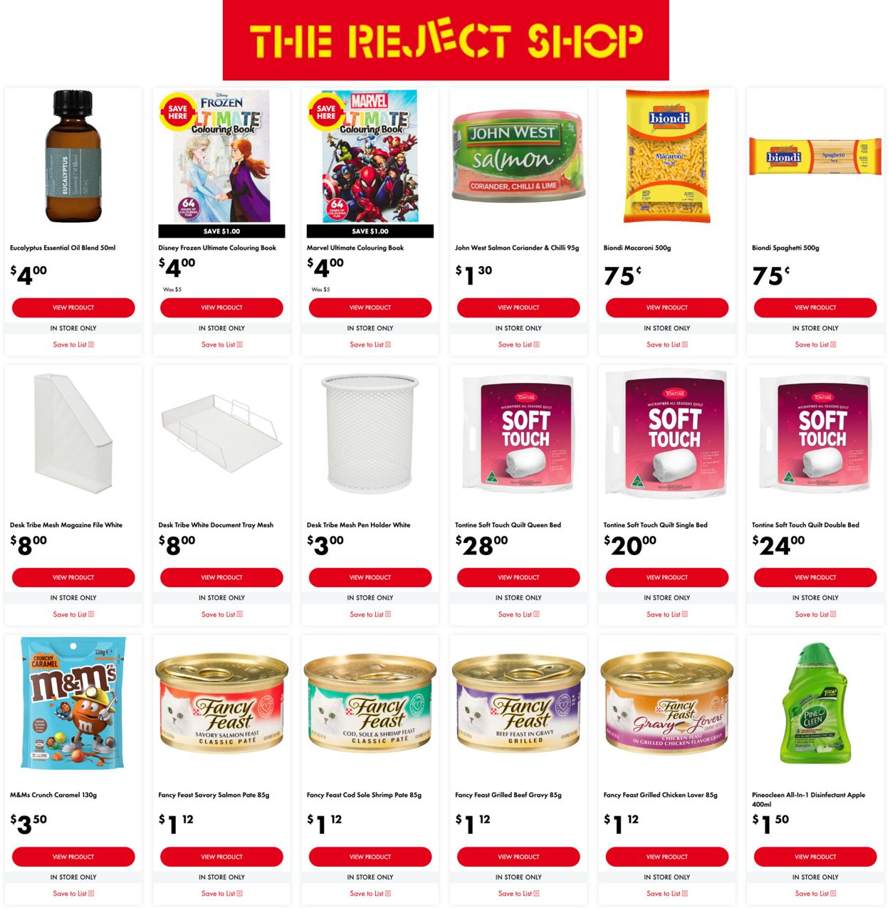The Reject Shop Catalogue from 04/08/2022