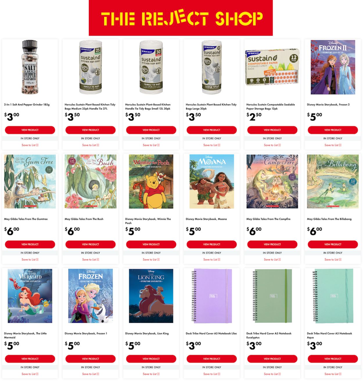 The Reject Shop Catalogue from 17/08/2022