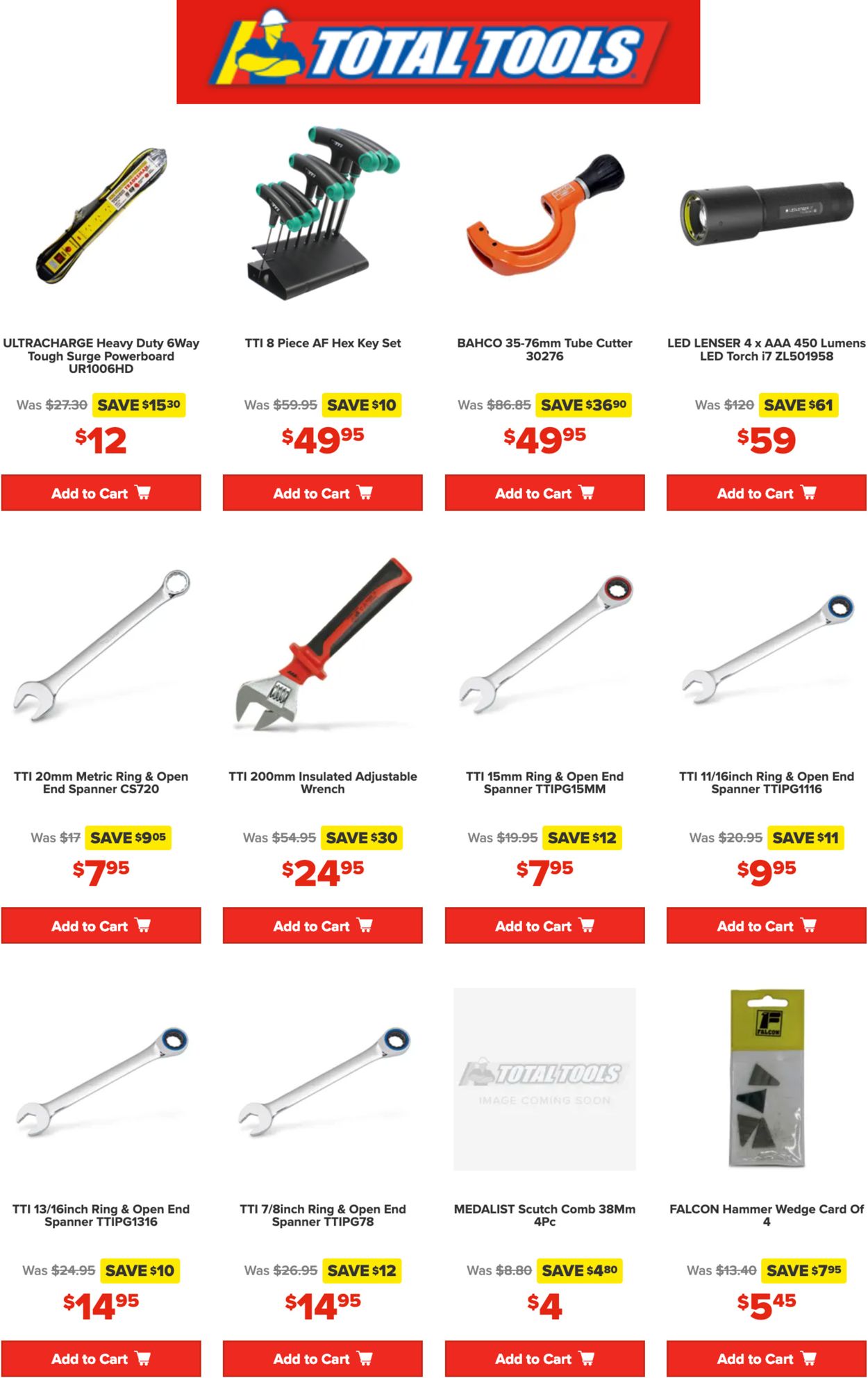 Total Tools Catalogue from 14/07/2022