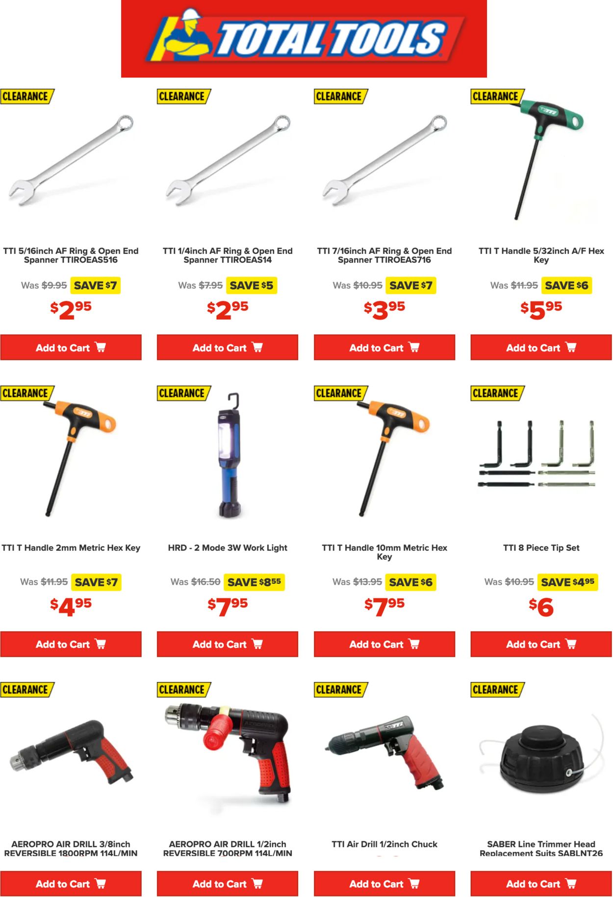 Total Tools Catalogue from 04/08/2022