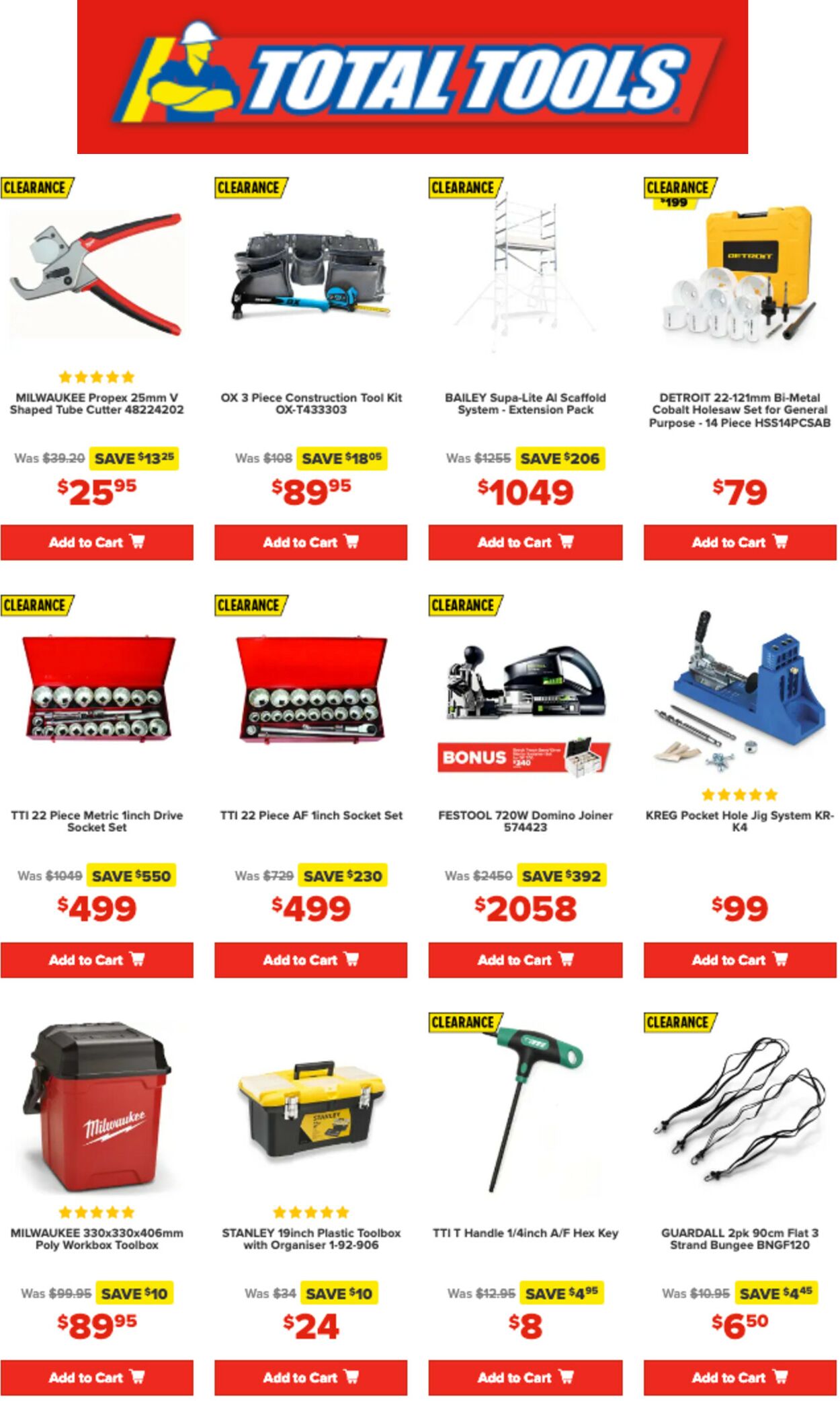 Total Tools Catalogue from 05/09/2022