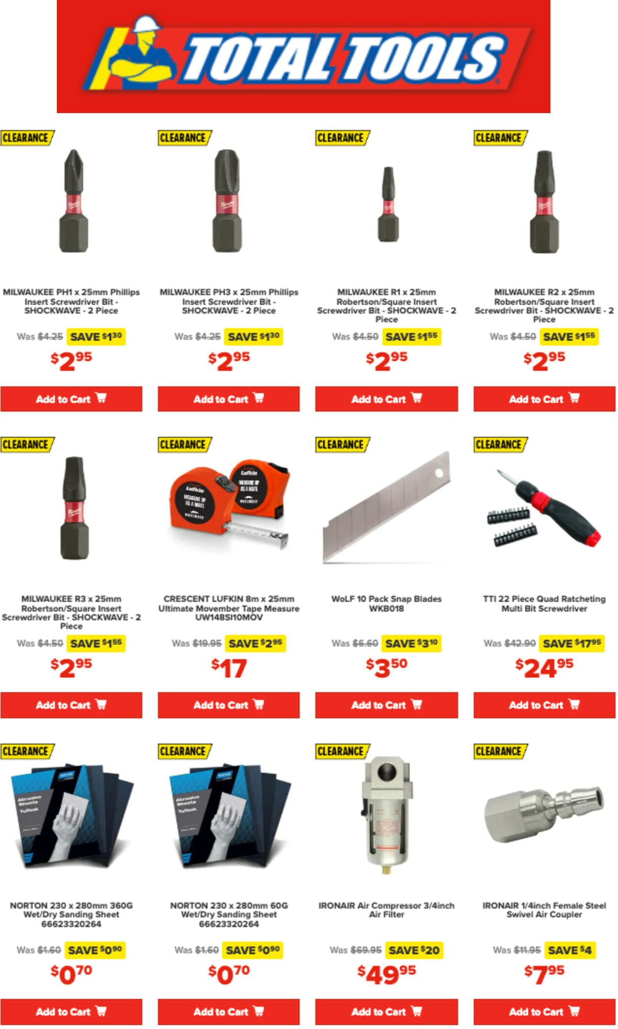 Total Tools Catalogue from 05/09/2022