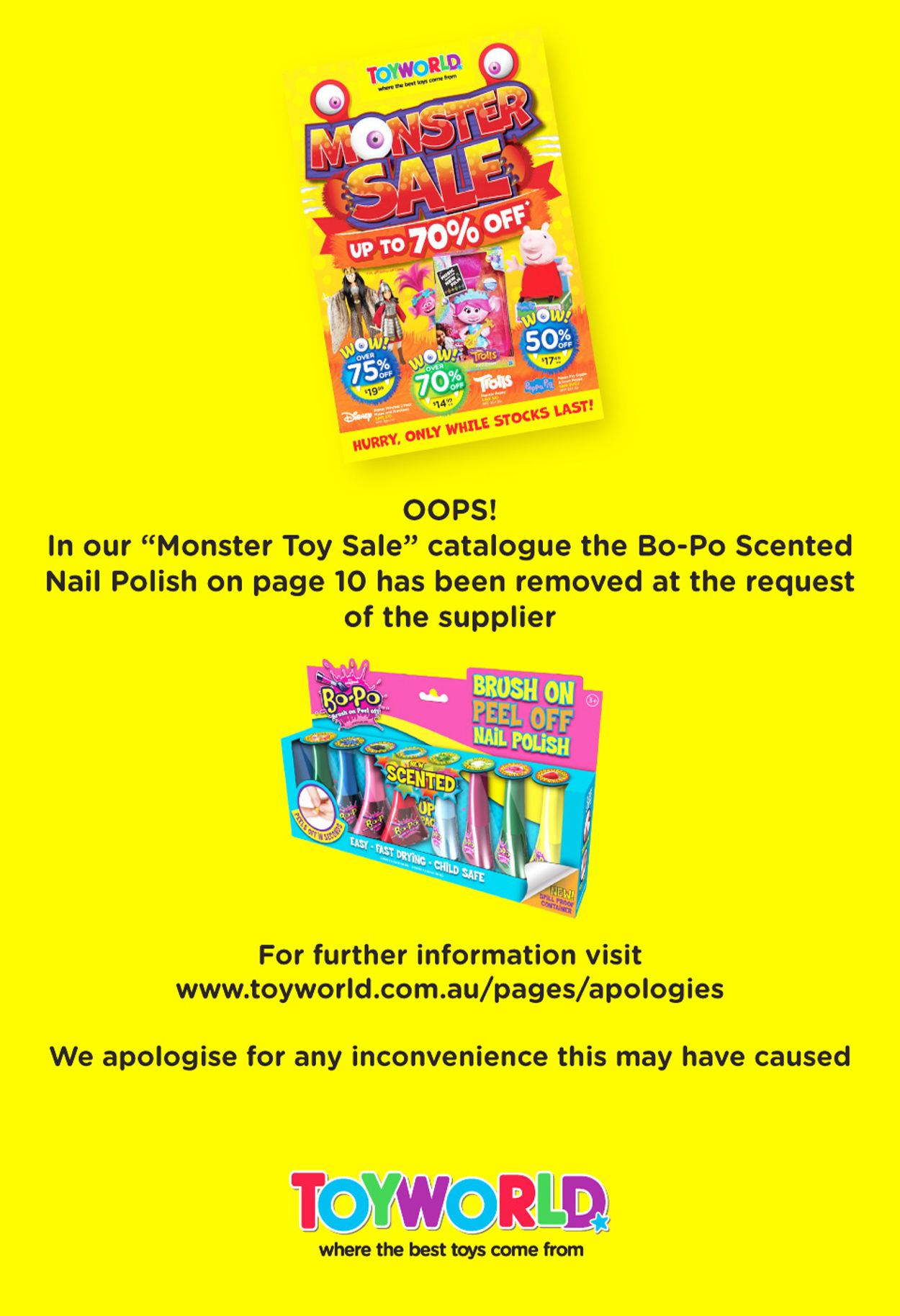 Toyworld Catalogue from 11/08/2021