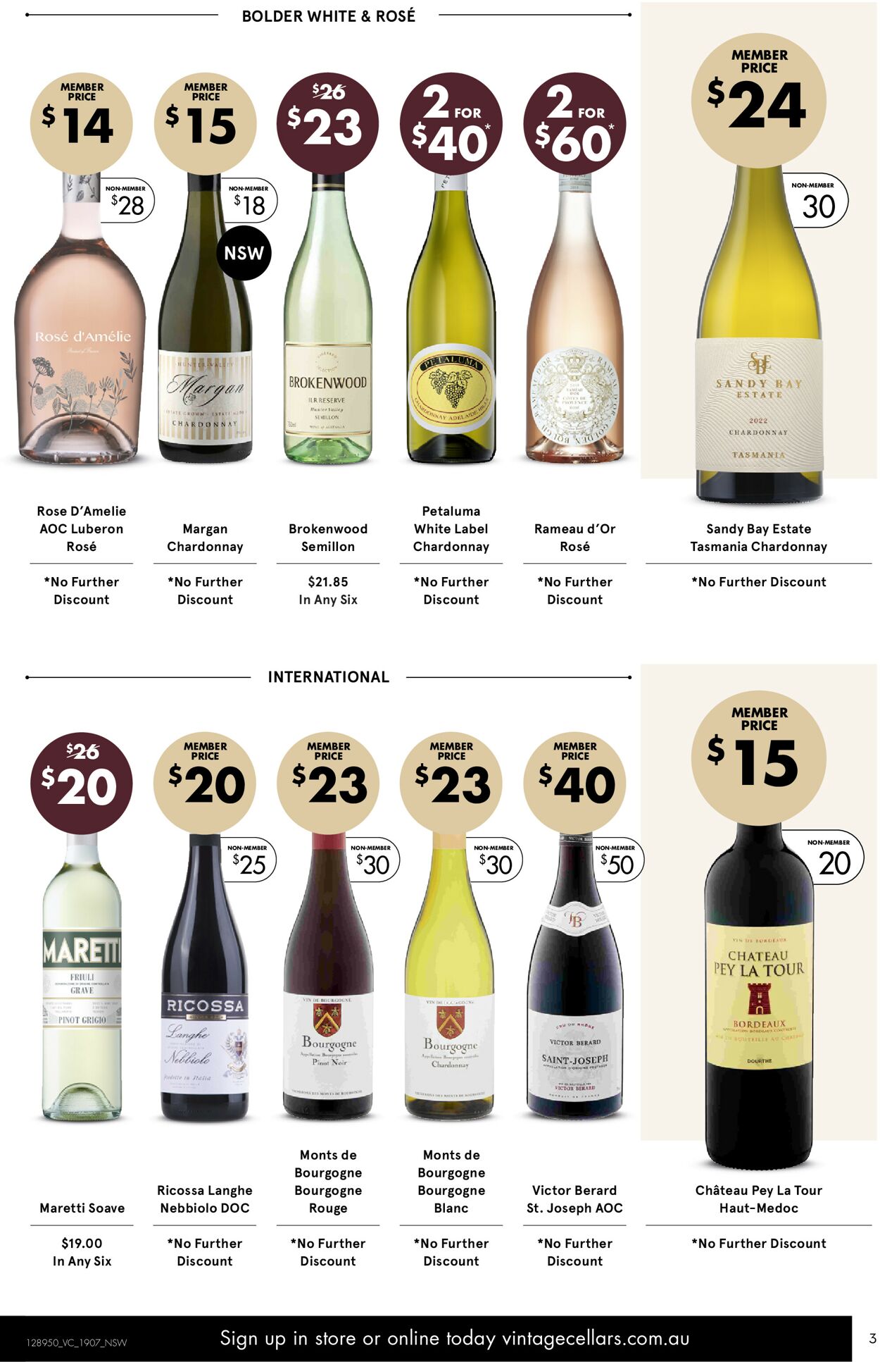 Vintage Cellars Catalogue from 20/07/2023
