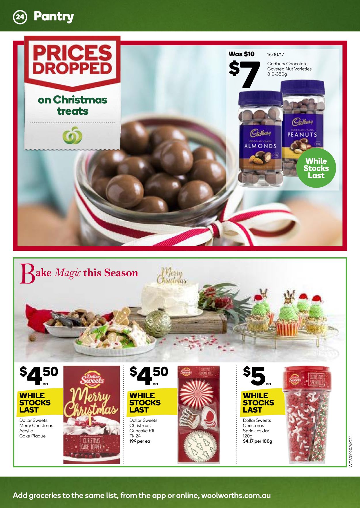 Woolworths Catalogue from 30/10/2019