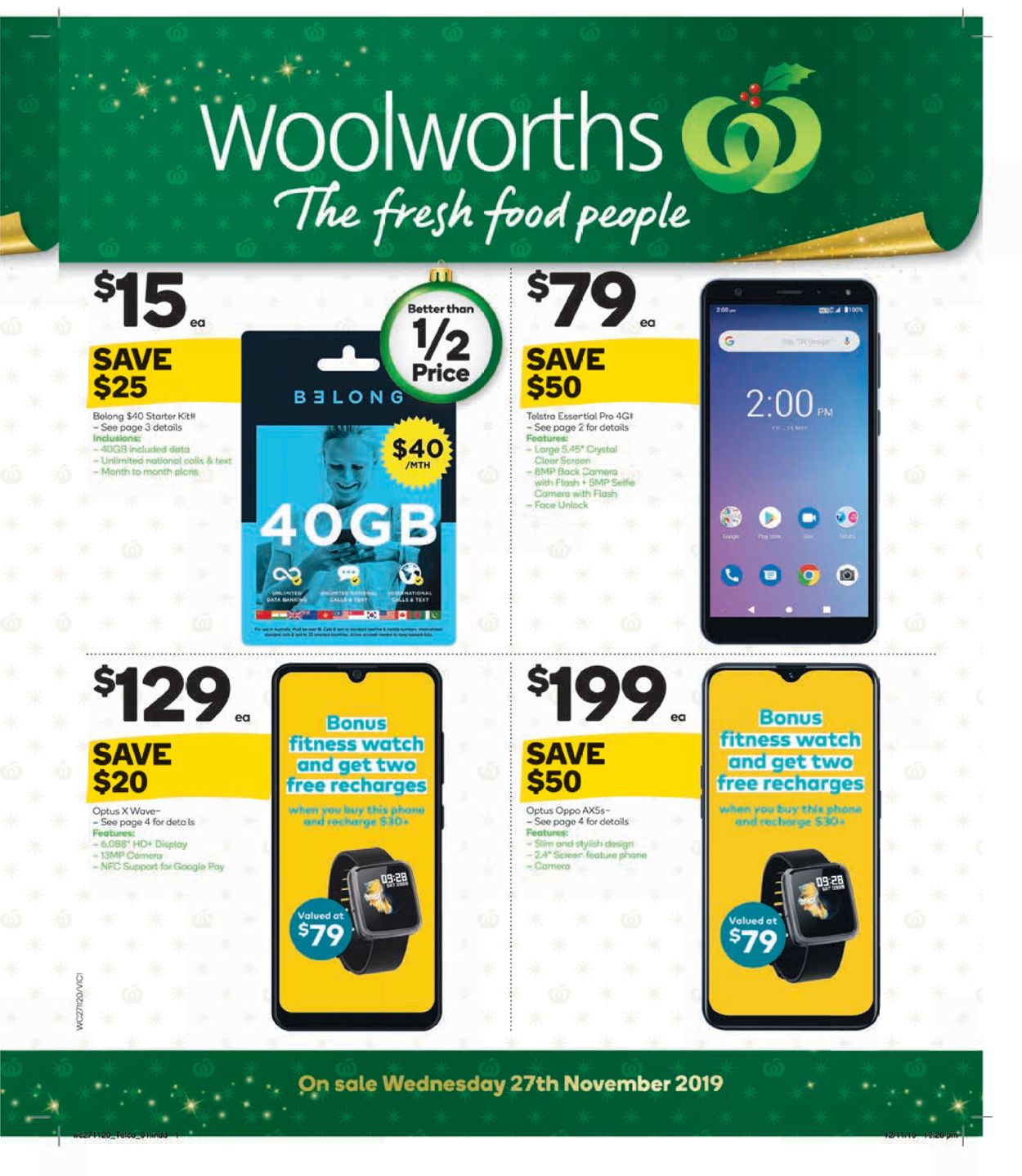 Woolworths Catalogue from 27/11/2019