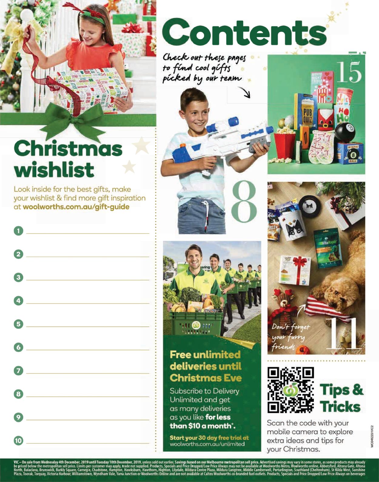 Woolworths Catalogue from 04/12/2019