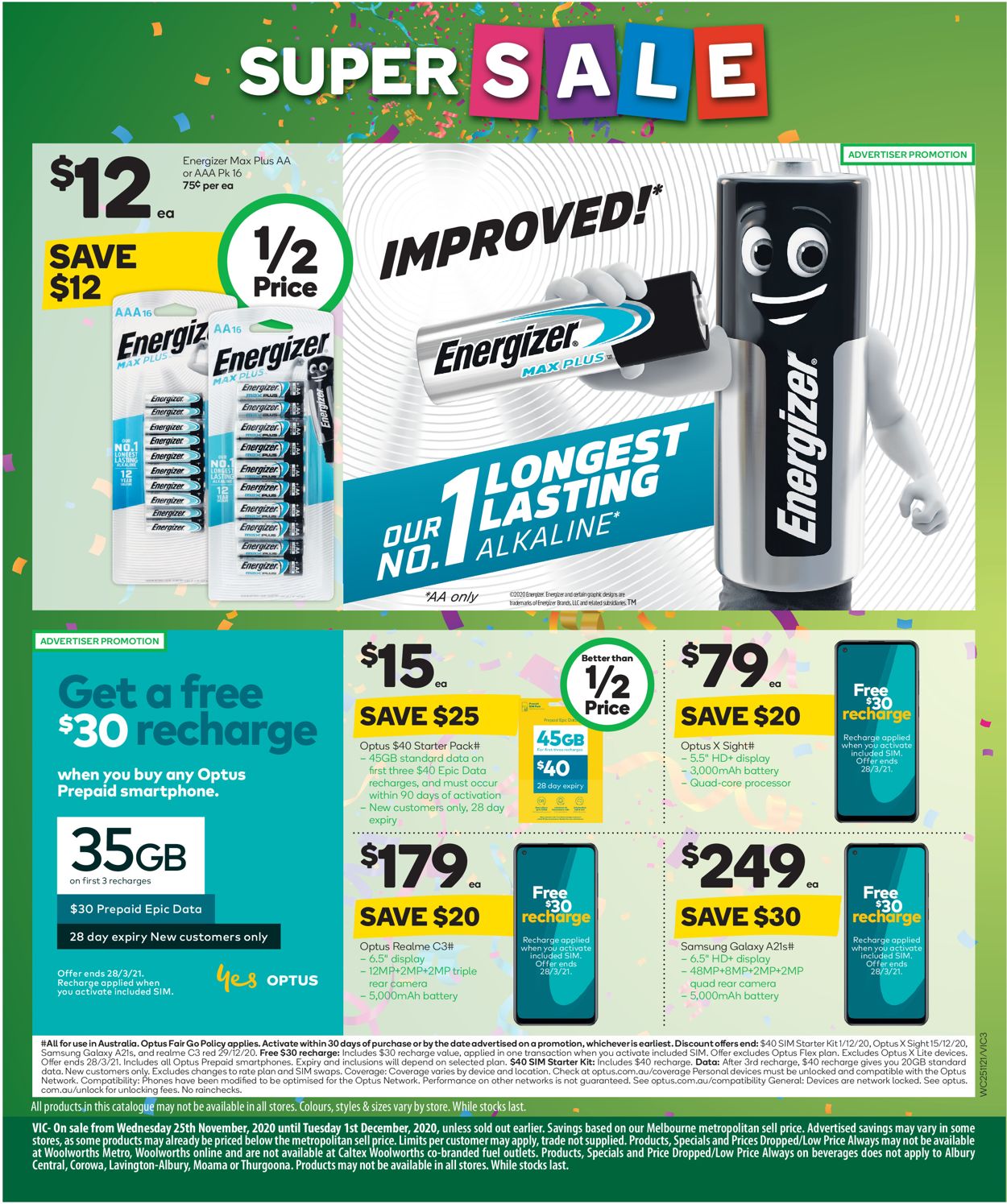 Woolworths Catalogue from 25/11/2020
