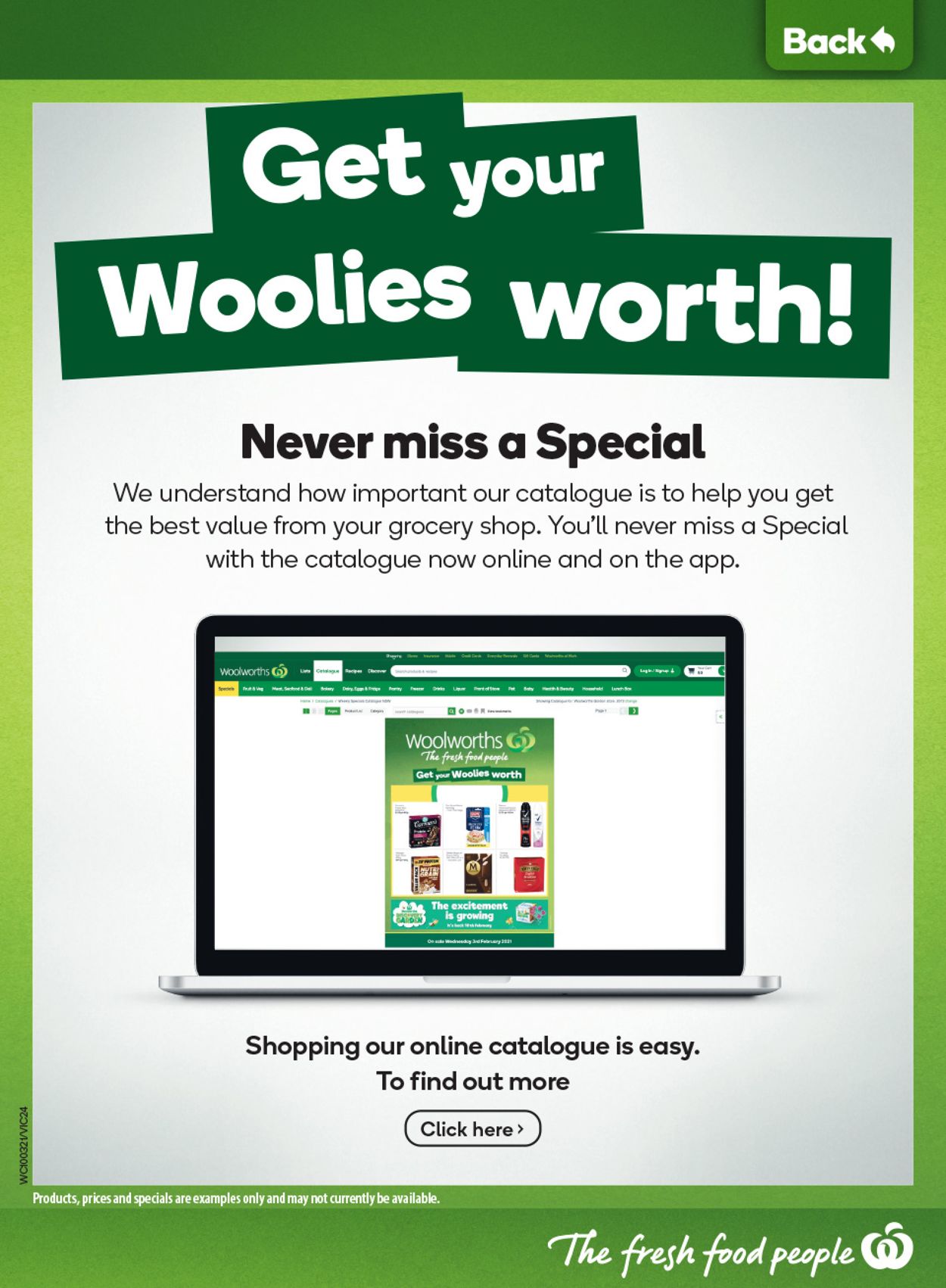 Woolworths Catalogue from 10/03/2021