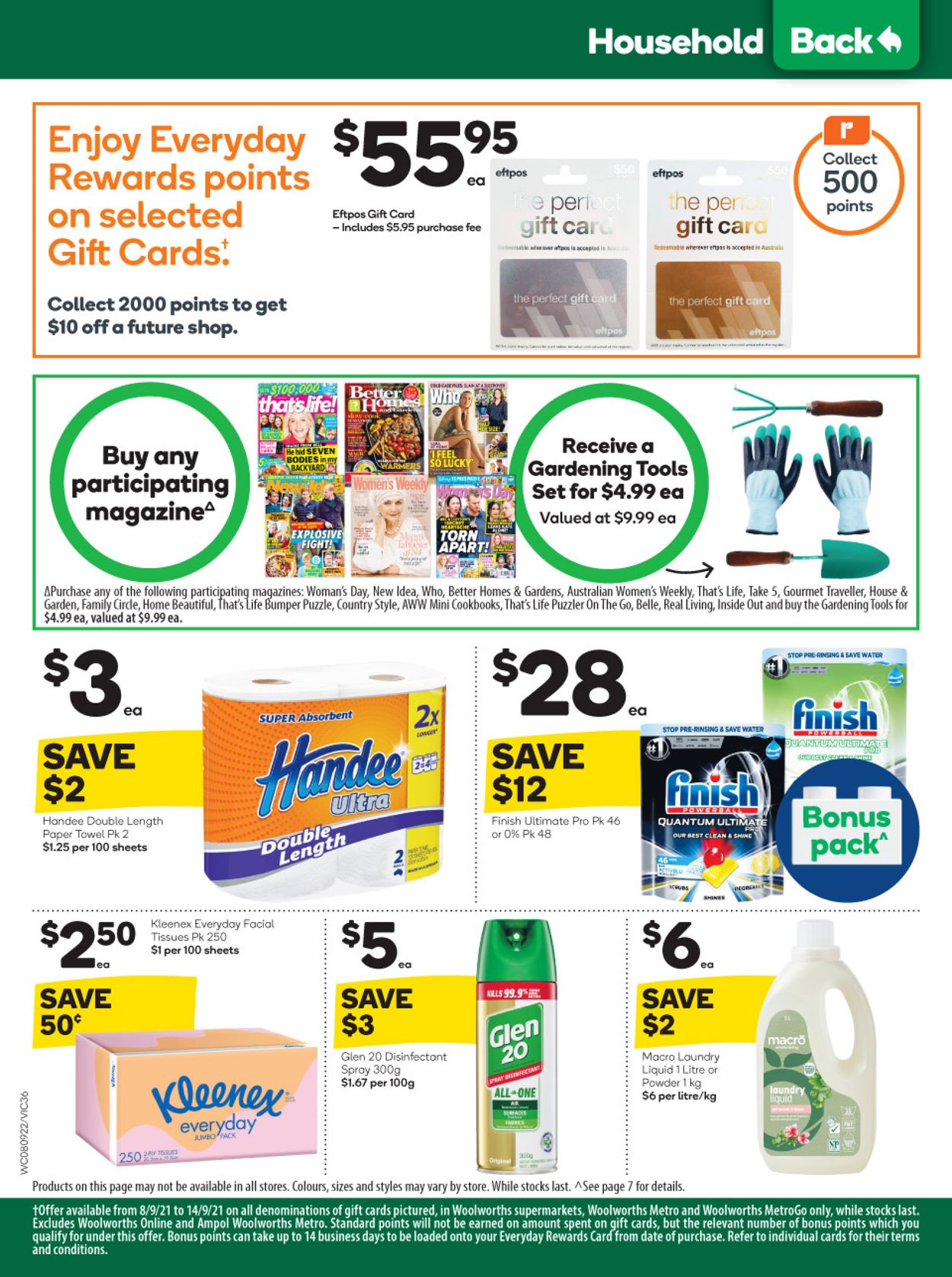 Woolworths Catalogue from 08/09/2021