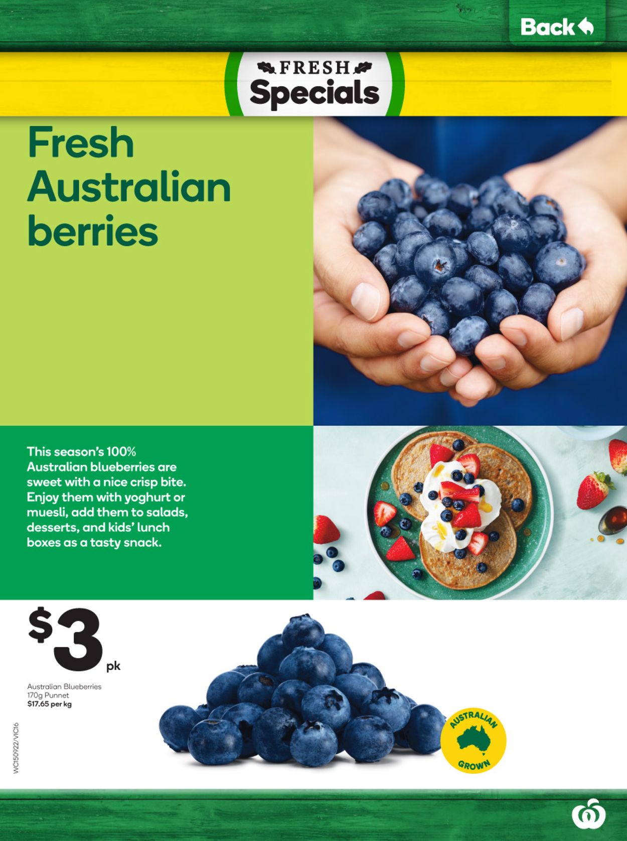 Woolworths Catalogue from 15/09/2021