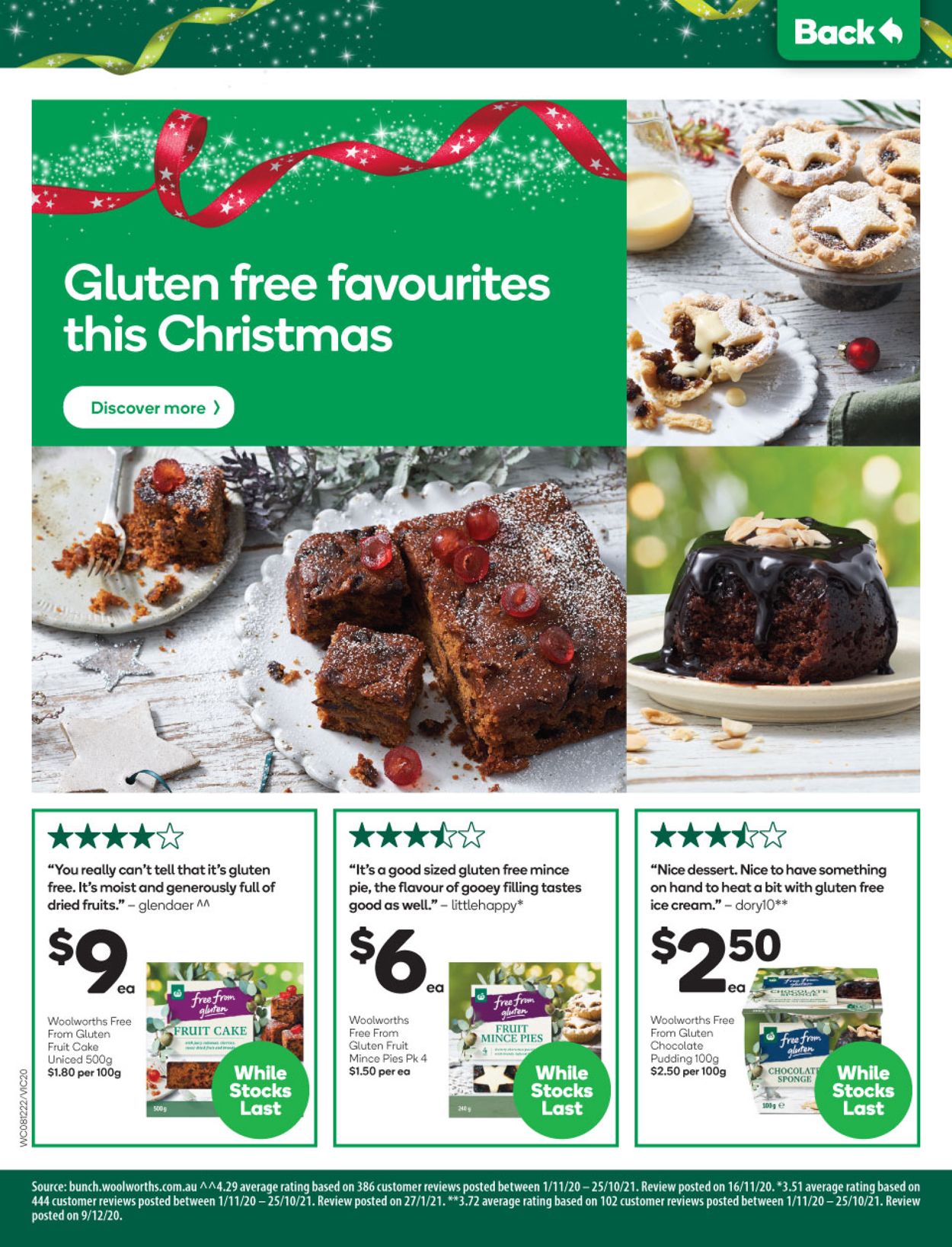 Woolworths Catalogue from 08/12/2021