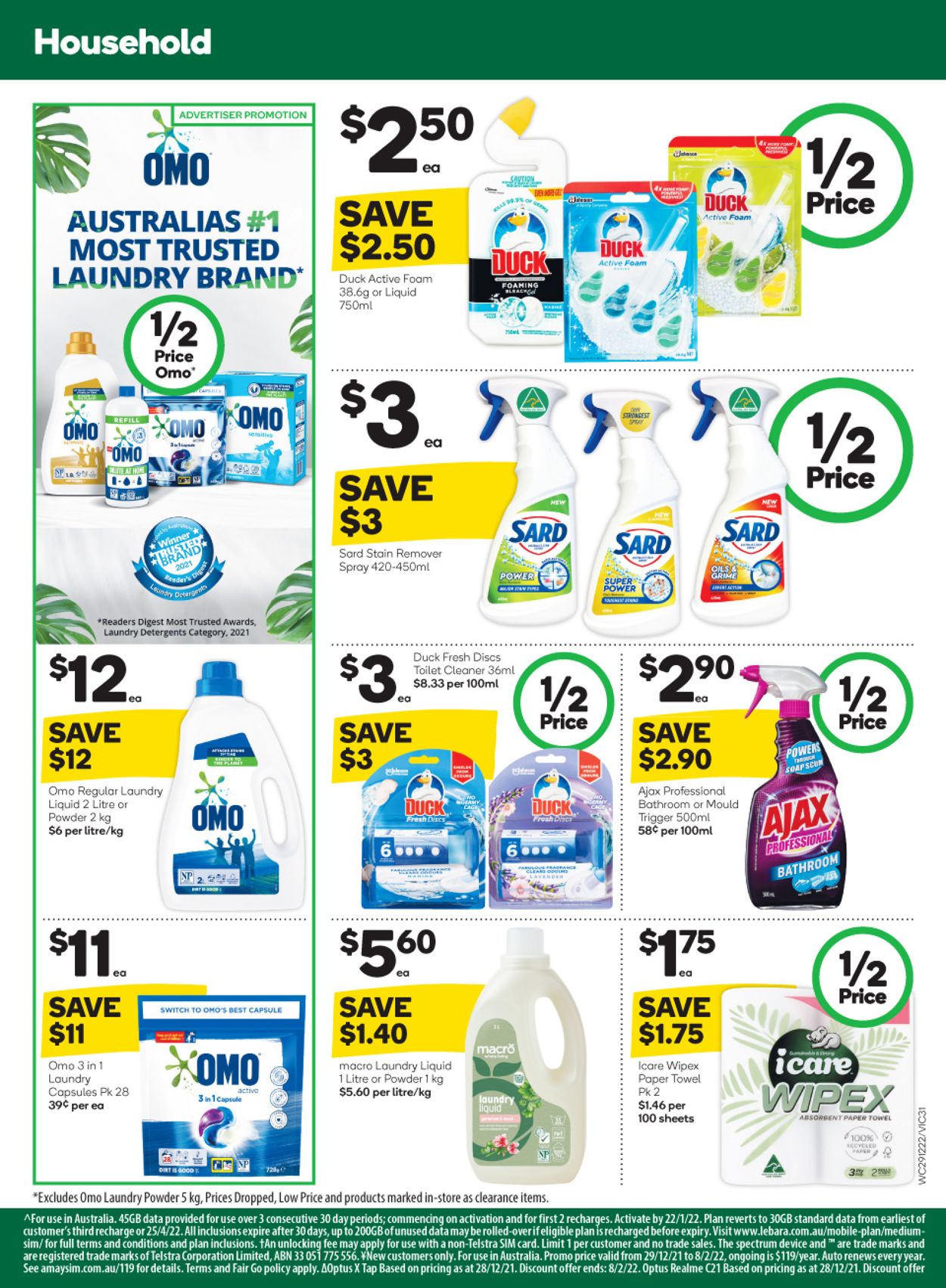 Woolworths Catalogue from 29/12/2021