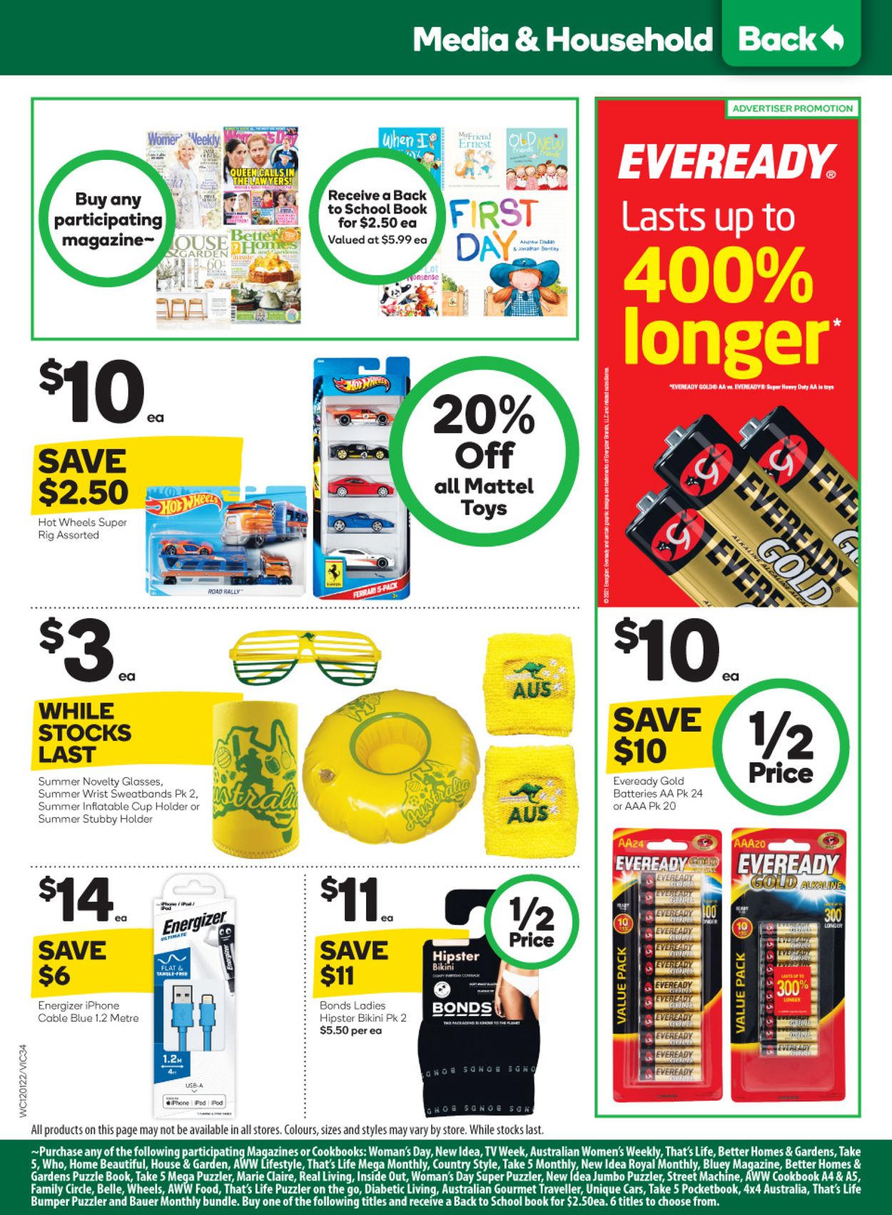 Woolworths Catalogue from 12/01/2022