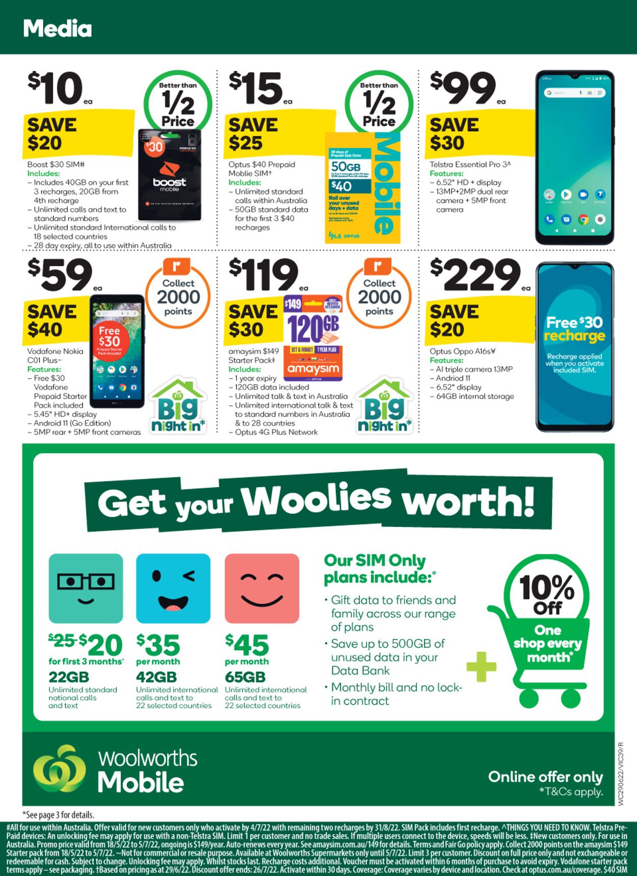 Woolworths Catalogue from 29/06/2022