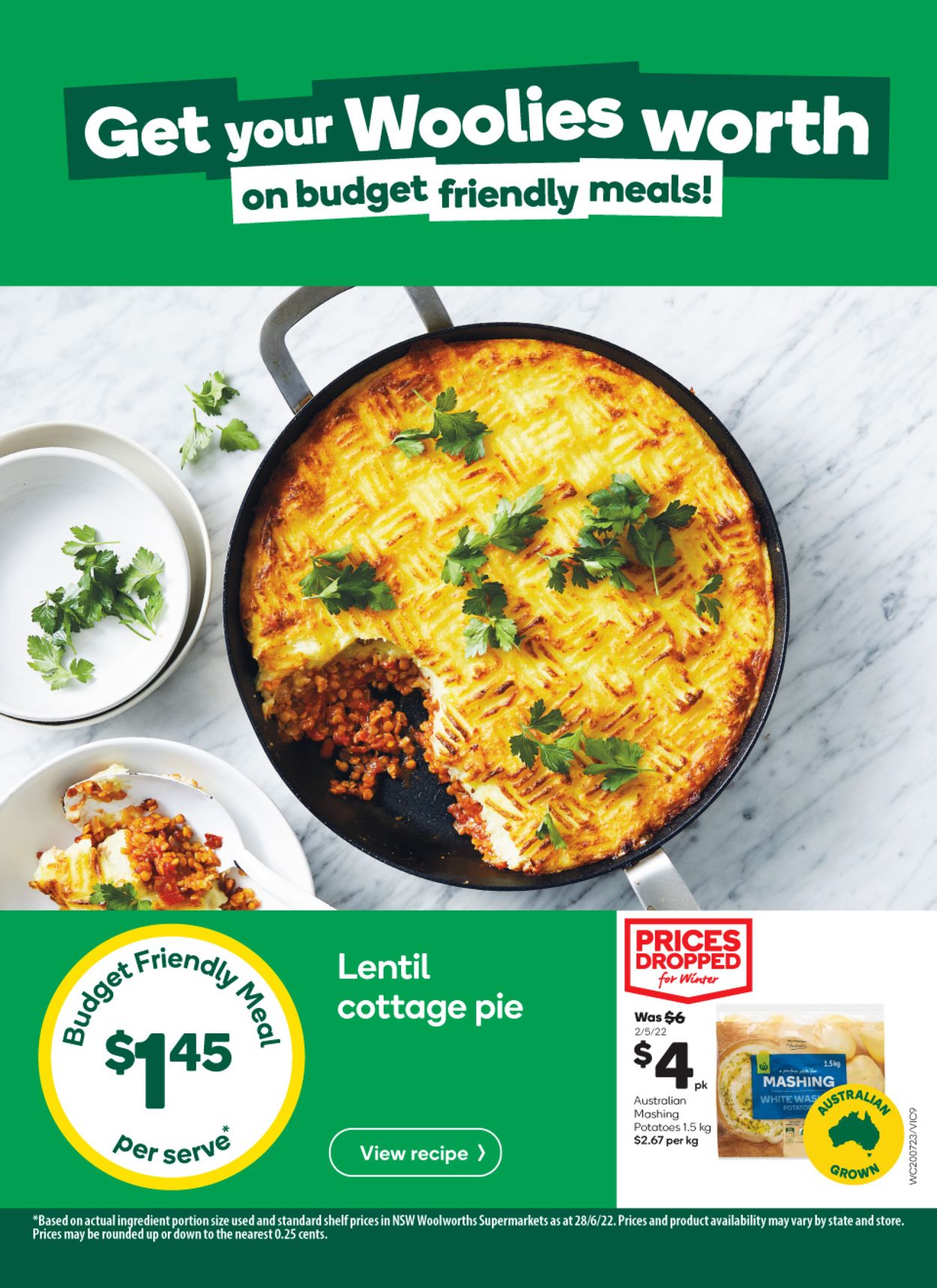 Woolworths Catalogue from 20/07/2022