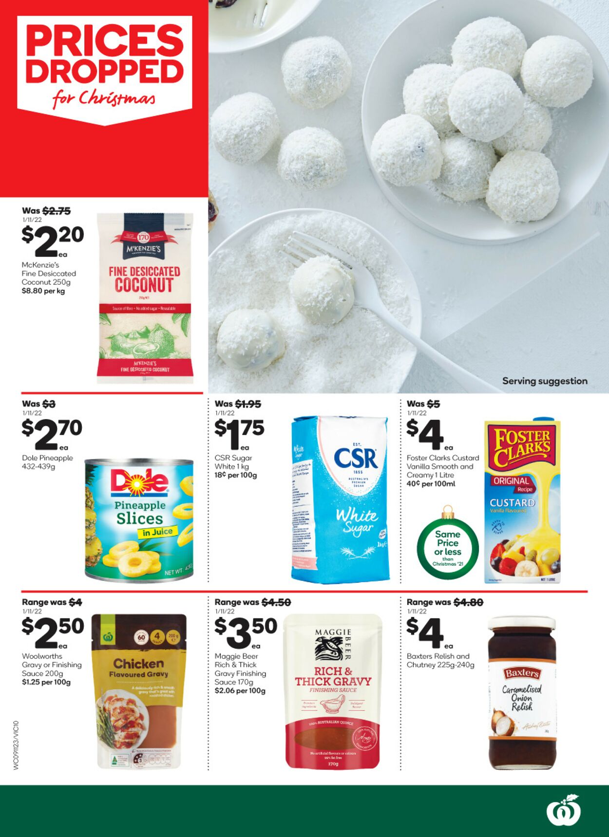 Woolworths Catalogue from 09/11/2022