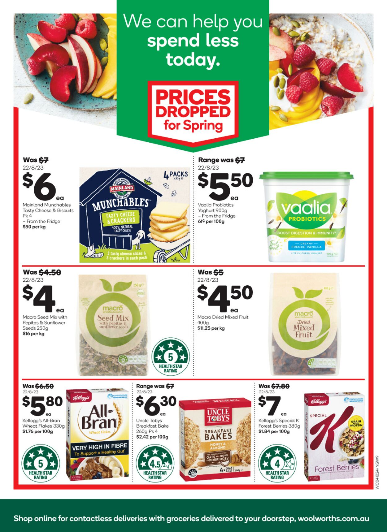 Woolworths Catalogue from 04/10/2023