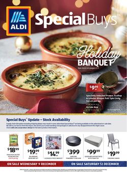 Catalogue ALDI - Holiday 2020 from 09/12/2020