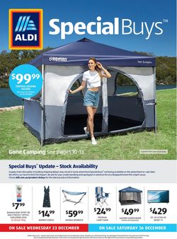 Catalogue ALDI - Holiday 2020 from 23/12/2020