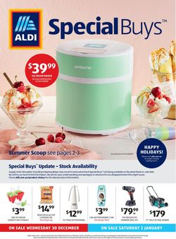 Catalogue ALDI - New Year 2020/2021 from 30/12/2020